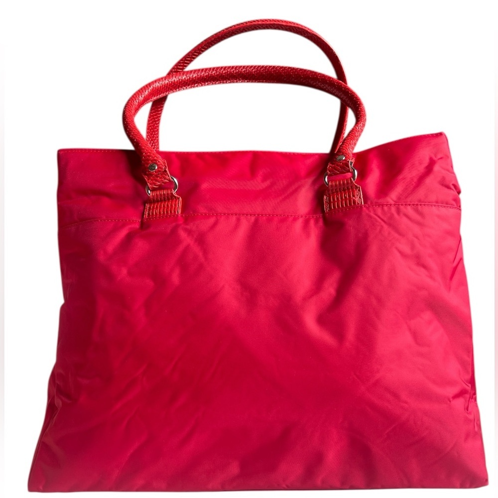 TravelSmith Red Tote Travel Bag NWT - Picture 3 of 9
